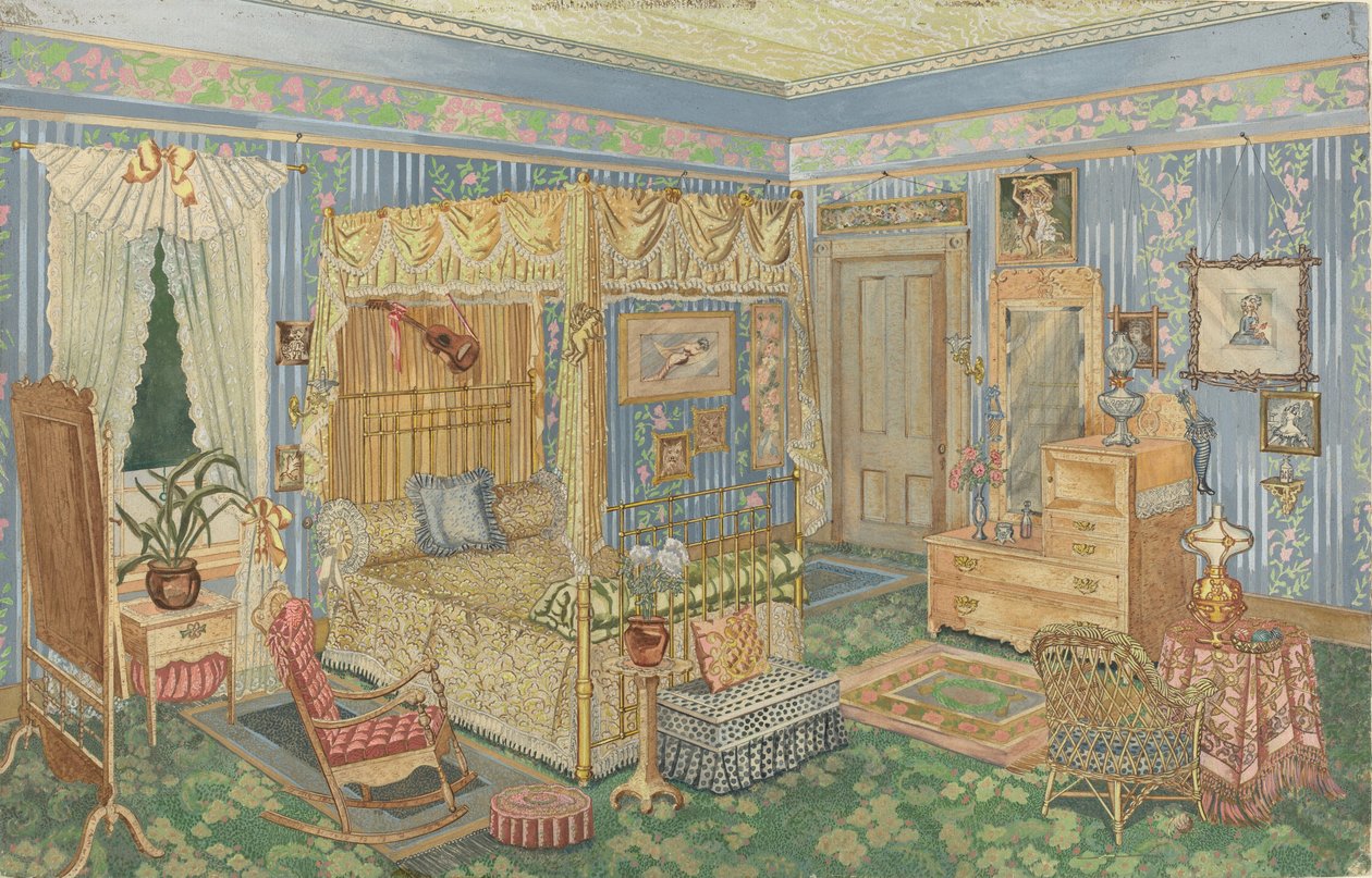 Dámská ložnice, 19351942. od Perkins Harnly