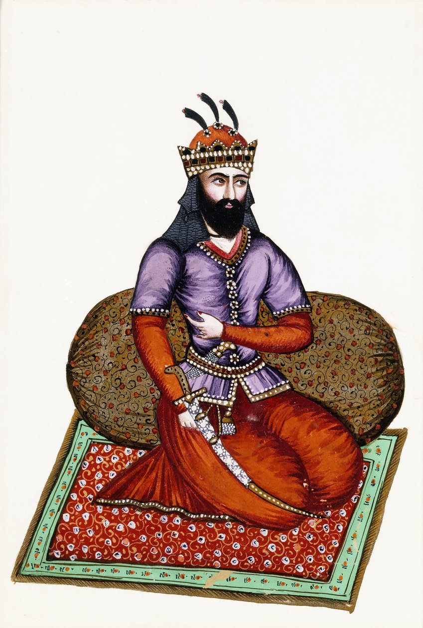 Portrét Shaha Garshaba, 19. století od Persian School