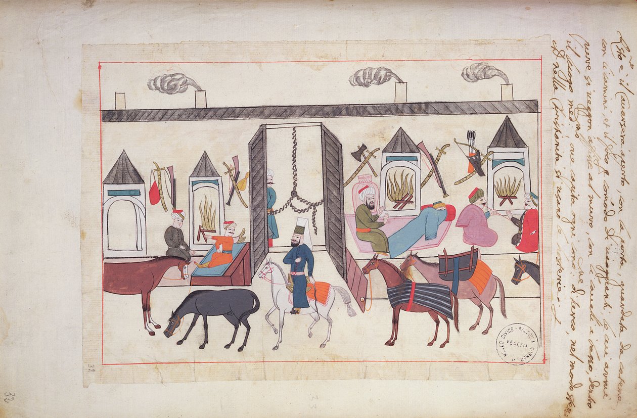 Zastávka u Caravan Seraglio od Persian School
