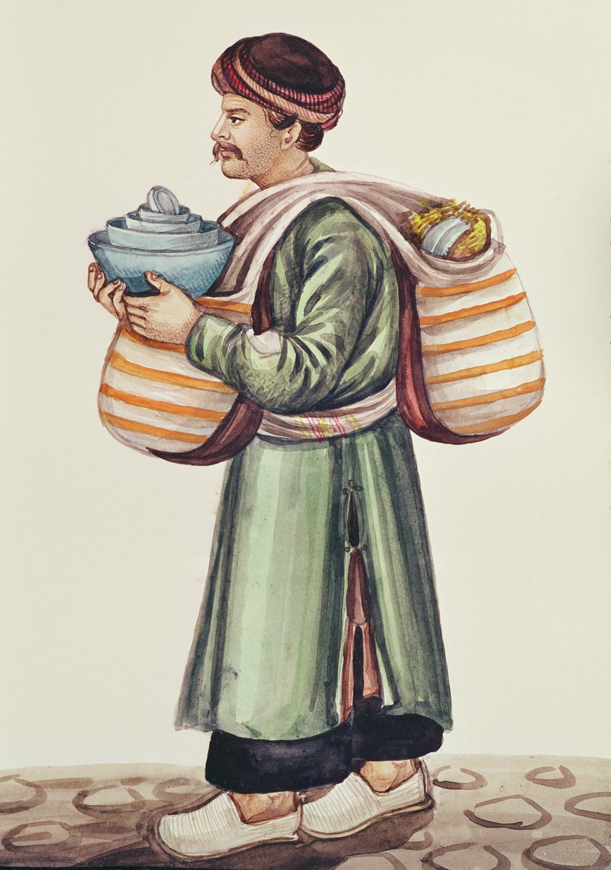 Obchodník s keramikou (wc na papíře) od Persian School
