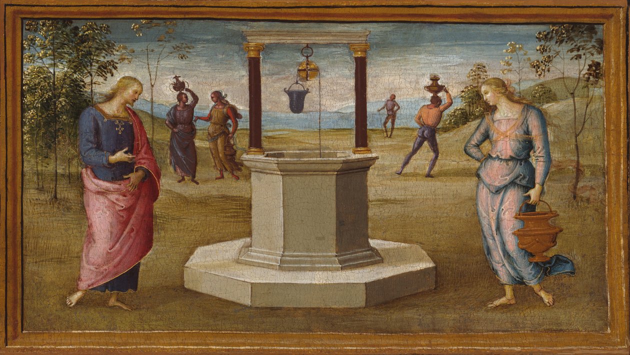 Kristus a žena Samaří, 150005. od Perugino