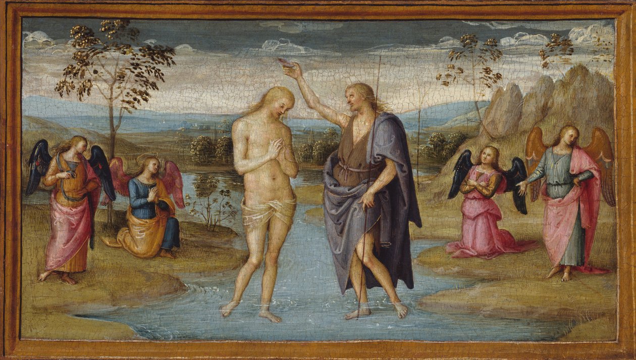Křest Krista, 150005. od Perugino
