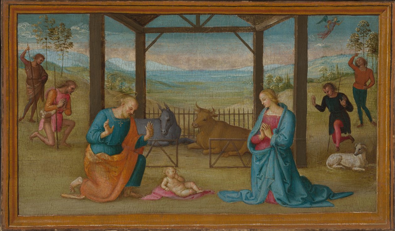 Narození Páně od Perugino