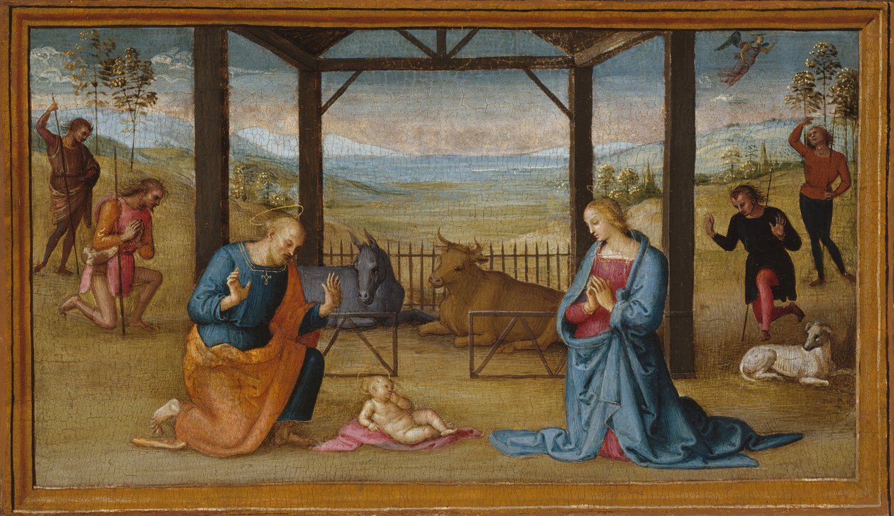 Narození Páně, 150005. od Perugino