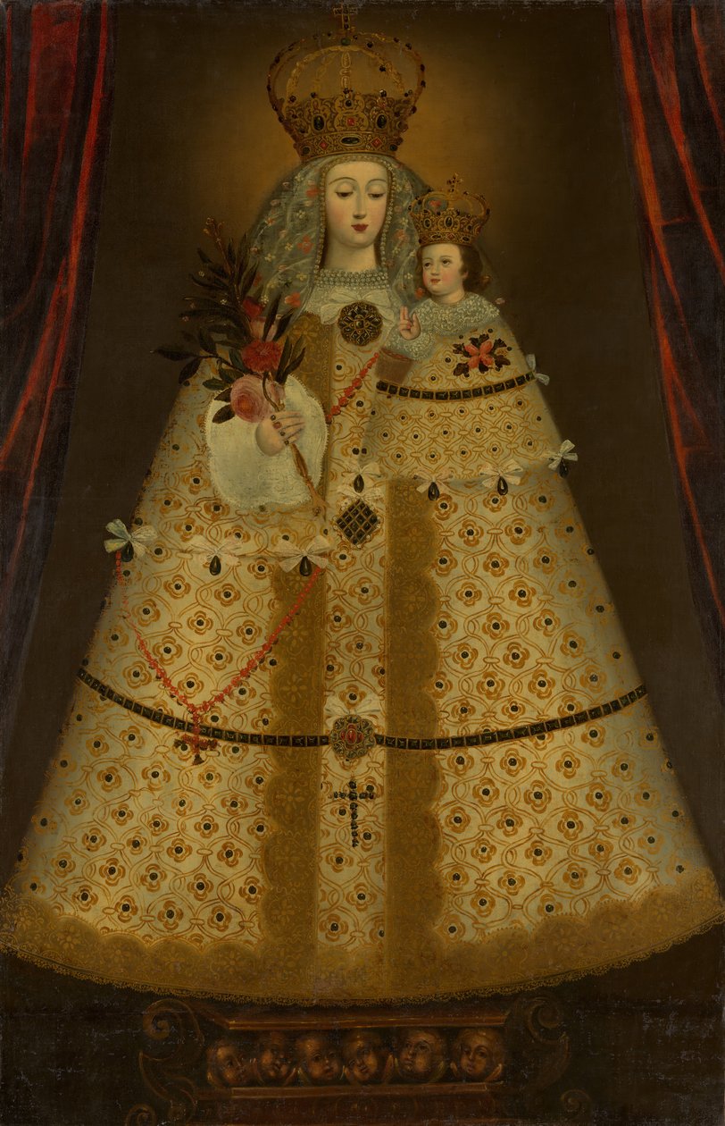 Panna Maria Guápulo, 18. století. od Peruvian
