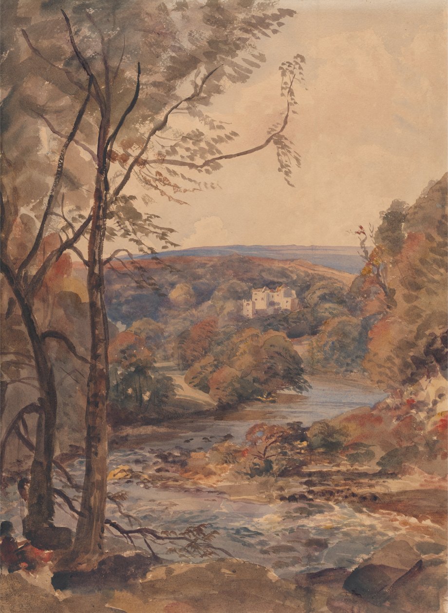 Barden Tower, Yorkshire od Peter de Wint