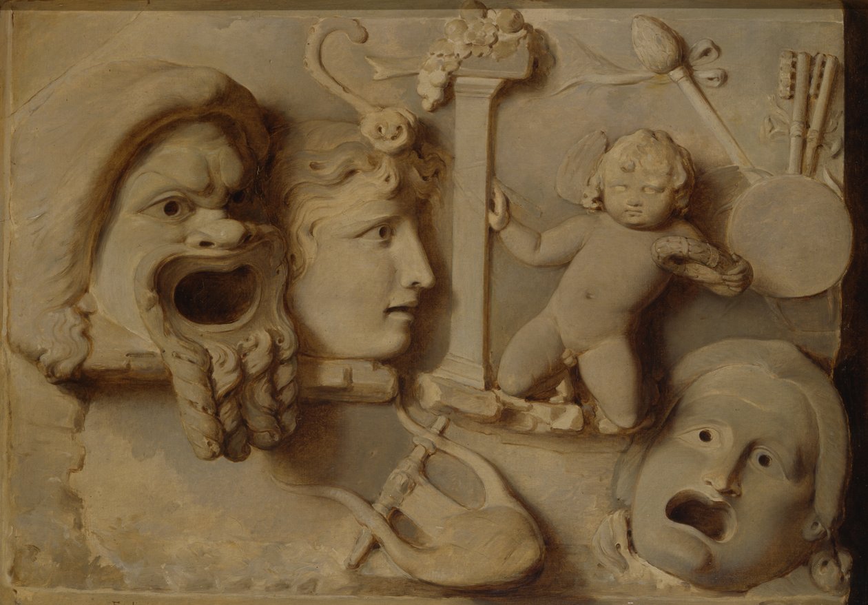 Bacchanalian Relief od Peter Fendi