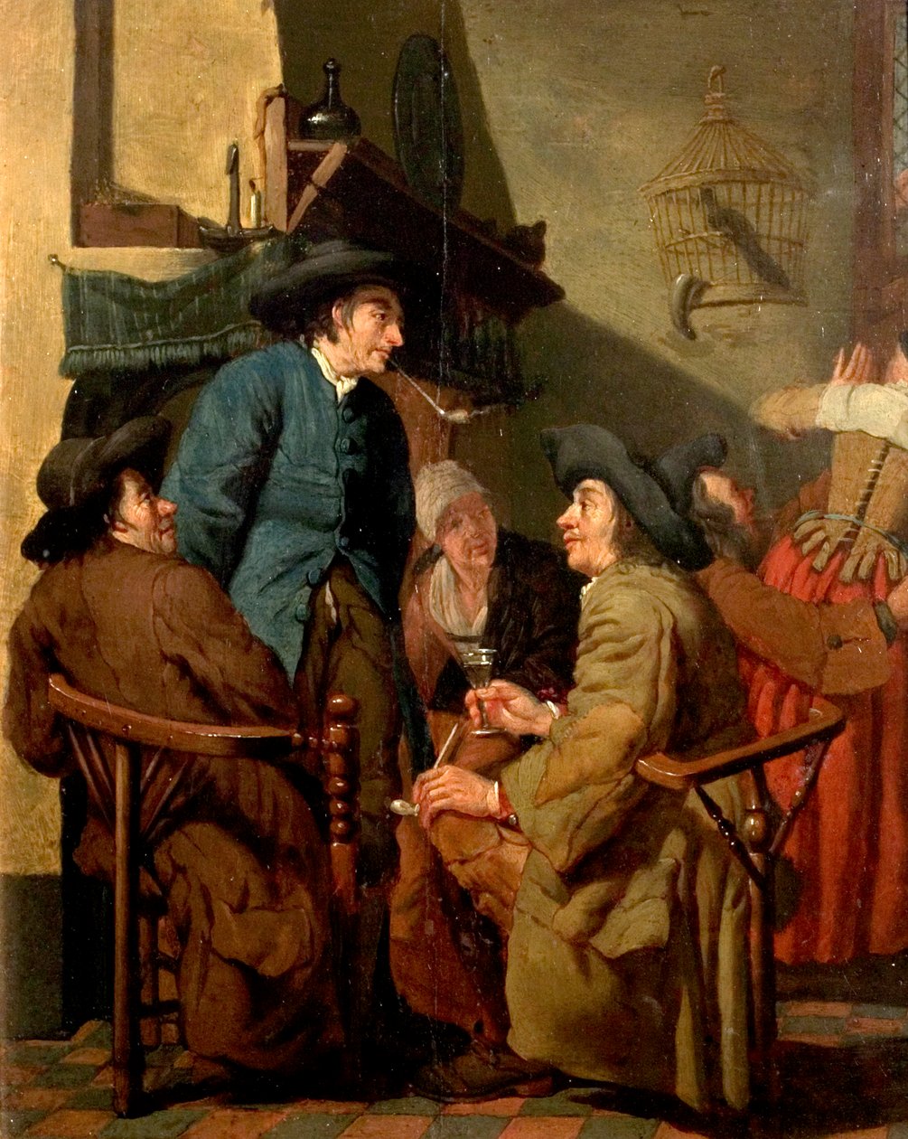 Interiér, Figurky Kouření od Peter Jacob Horemans