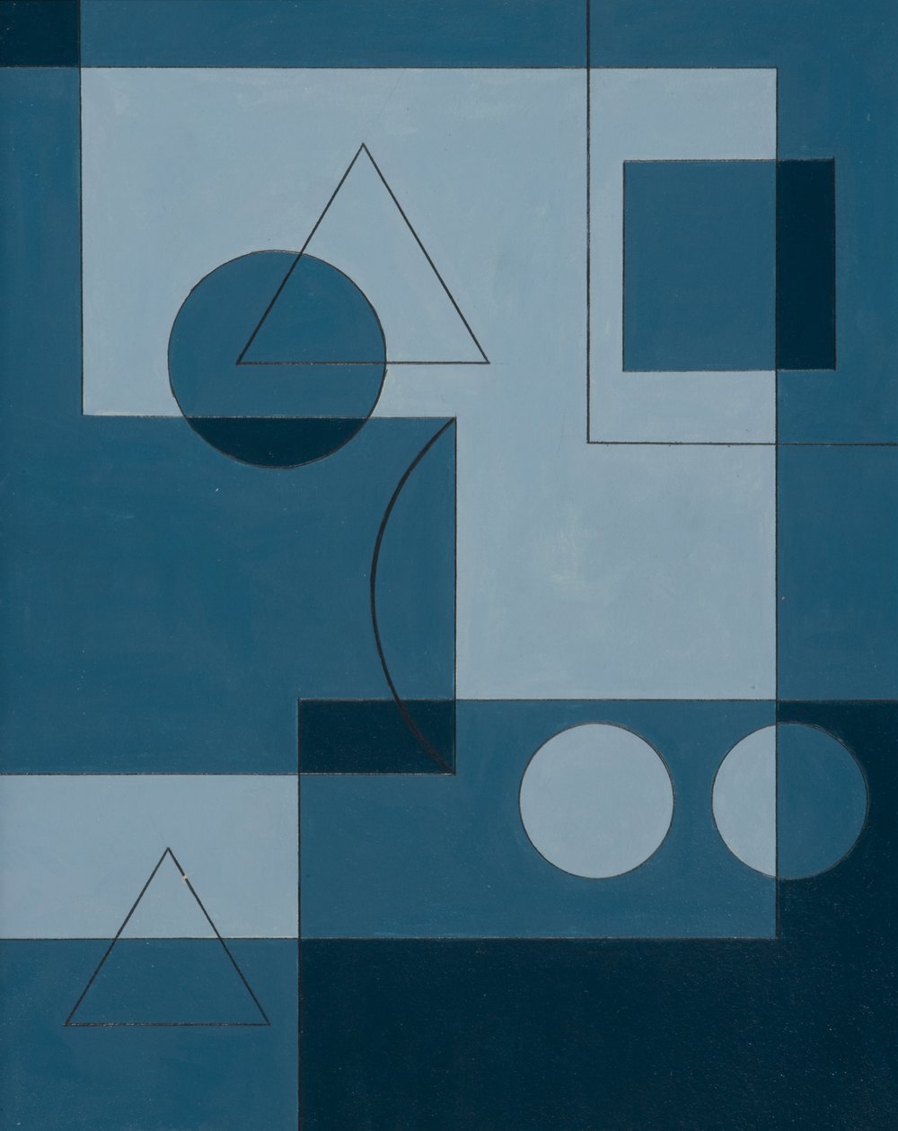 Axiom, 2007 (akryl na palubě) od Peter McClure