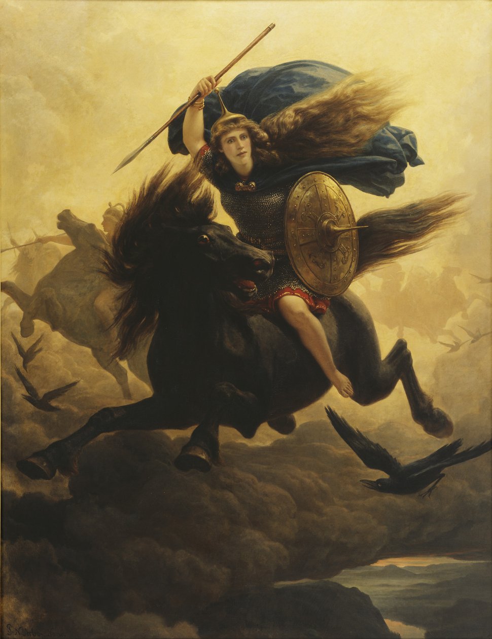 Valkýra, 1865 od Peter Nicolai Arbo