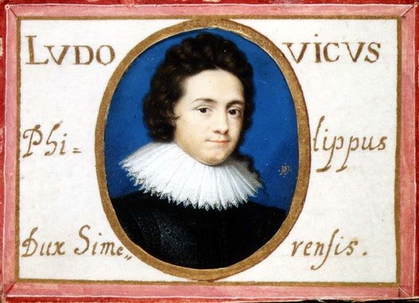 Portrét Ludvíka Filipa, vévody ze Simmerenu (1611-55) od Peter Oliver