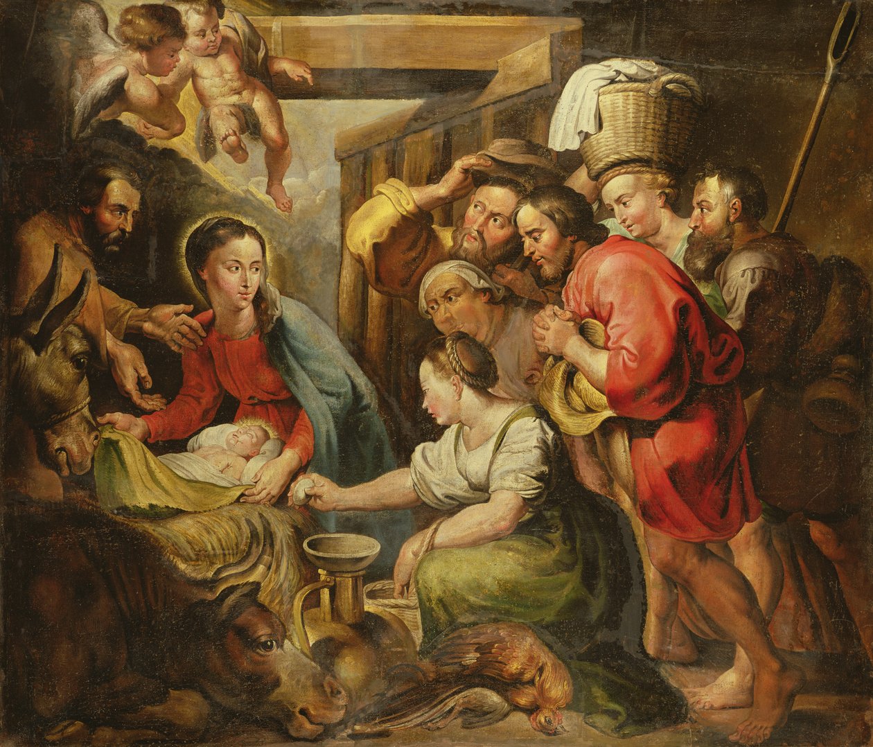 Klanění pastýřů od Peter Paul Rubens
