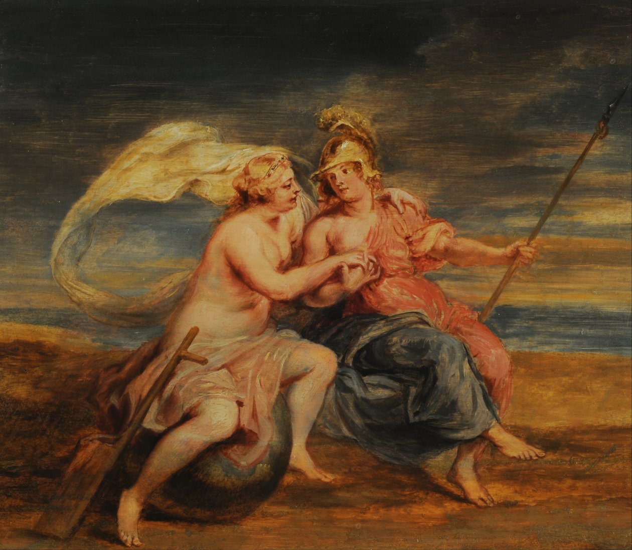 Alegorie štěstí a ctnosti od Peter Paul Rubens