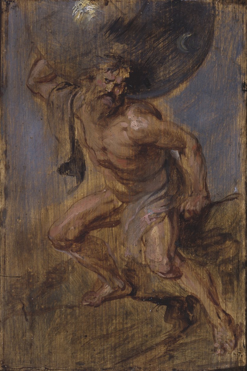 Atlas Supporting the Heavens c.1637 od Peter Paul Rubens