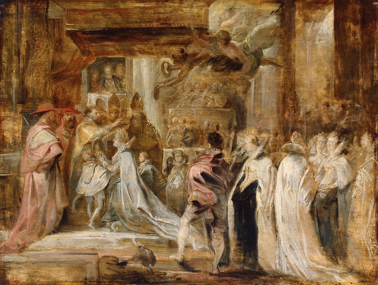 Korunovace Marie de Medici od Peter Paul Rubens