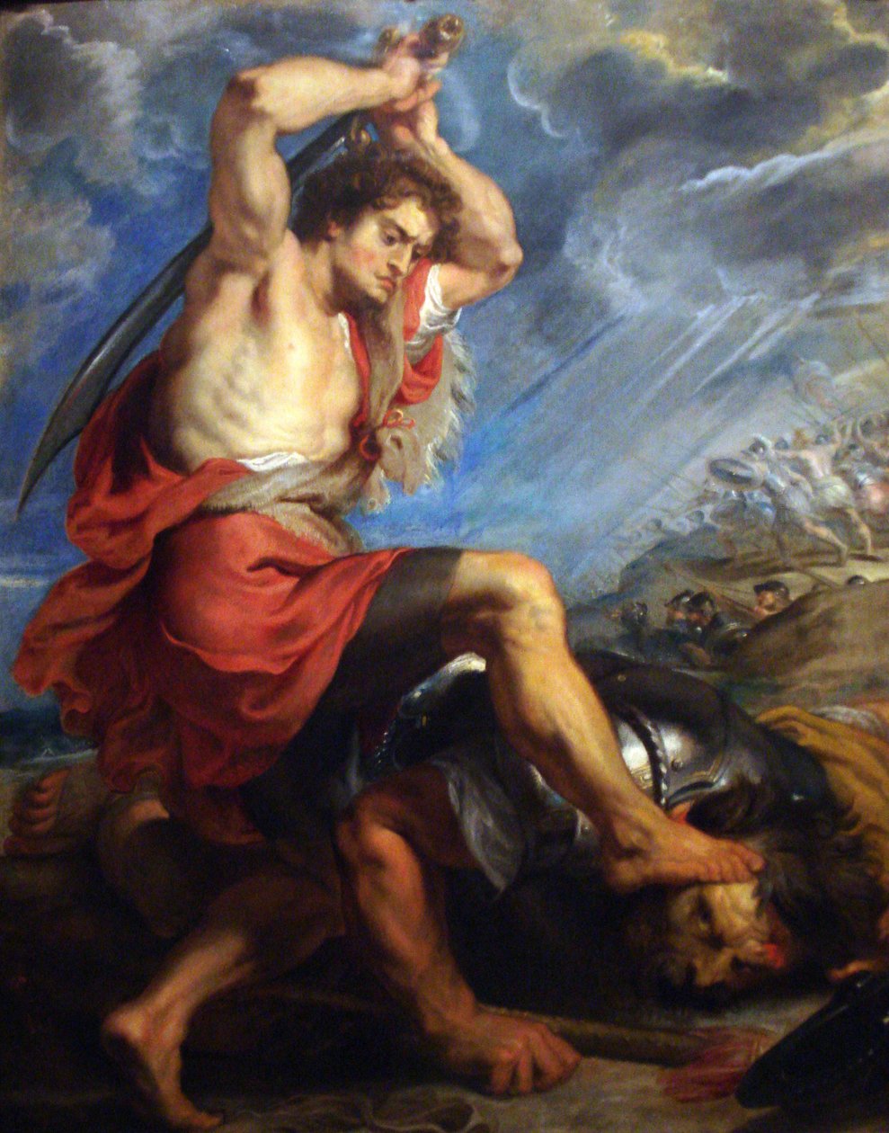 David zabil Goliáše od Peter Paul Rubens