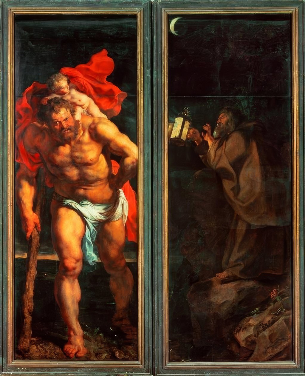 Svatý Kryštof od Peter Paul Rubens