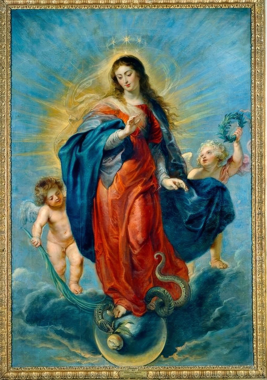 Neposkvrněné početí od Peter Paul Rubens