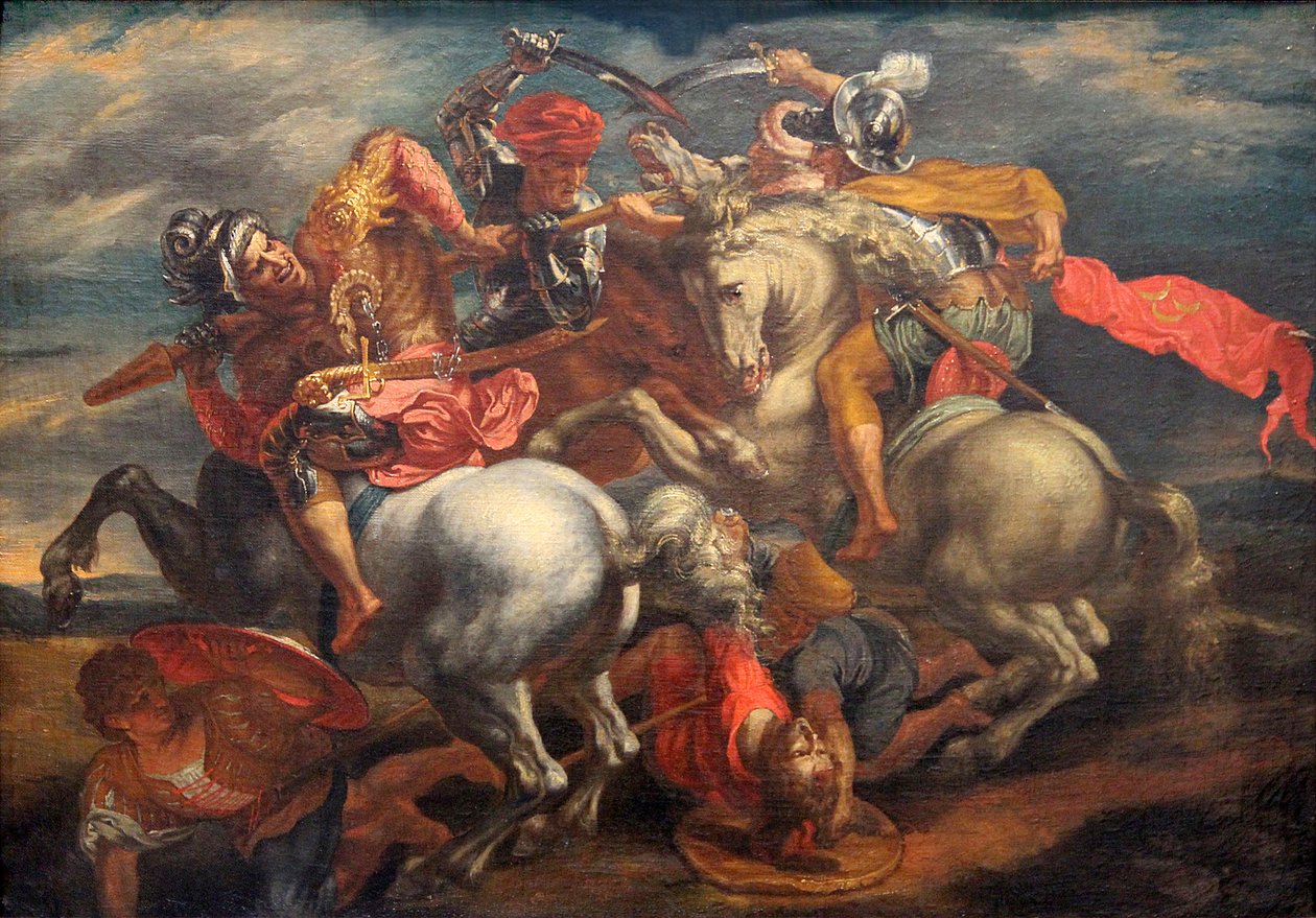 The Battle of Anghiari (The Struggle for the Standard) od Peter Paul Rubens