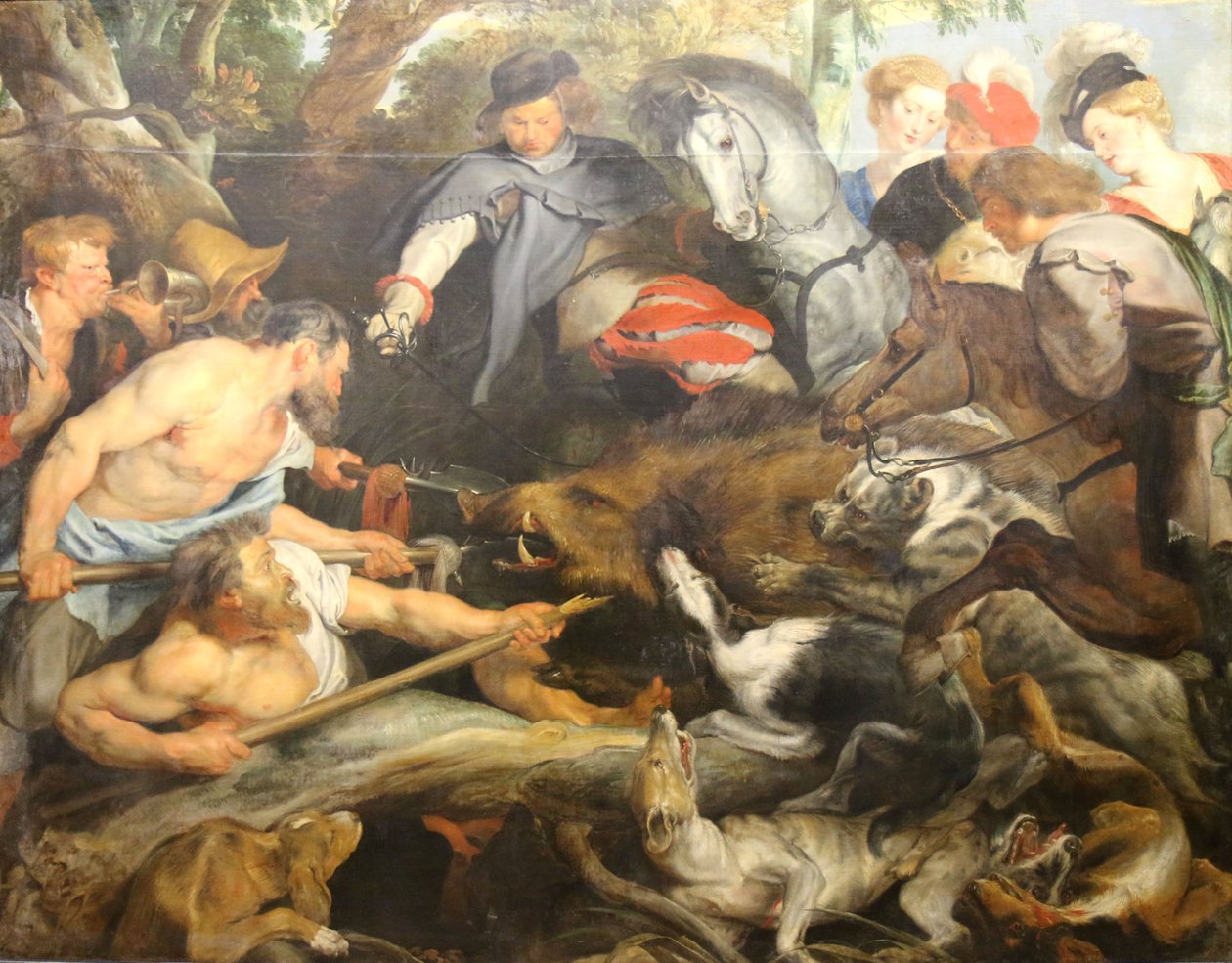 Lov divokých prasat od Peter Paul Rubens