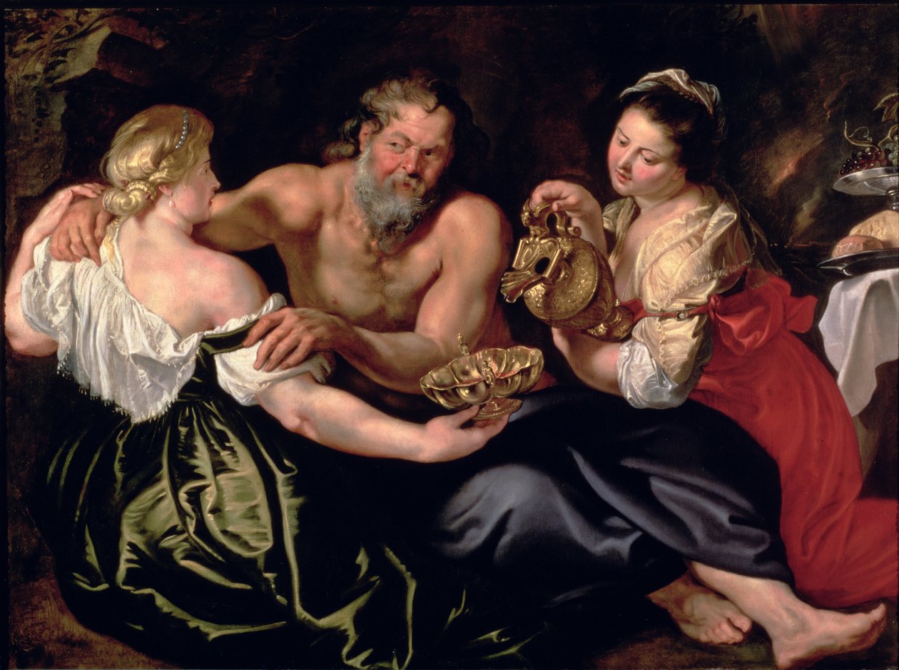 Lot a jeho dcery od Peter Paul Rubens