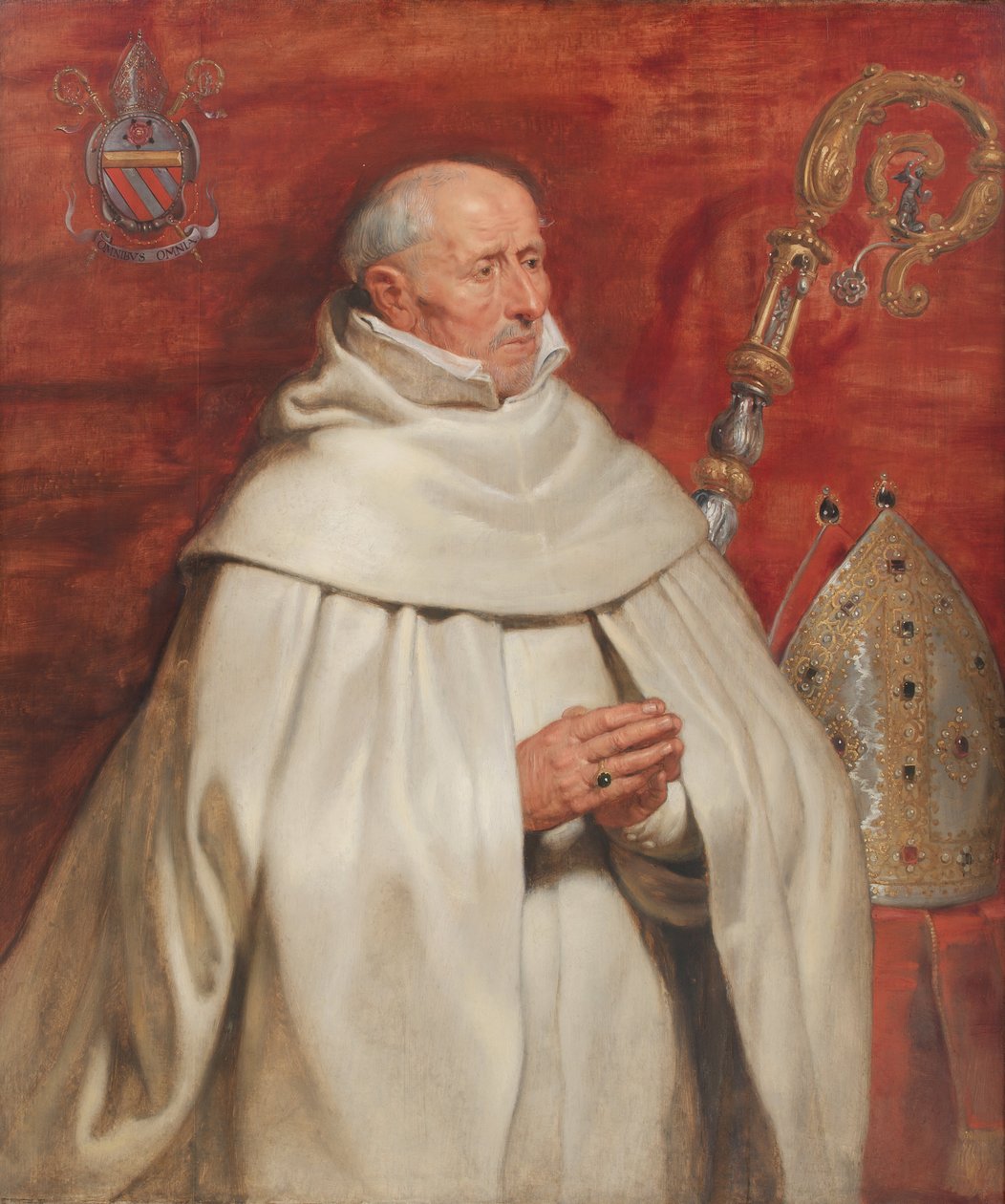 Matthaeus Yrsselius (1541-1629), opat opatství sv. Michala v Antverpách. od Peter Paul Rubens