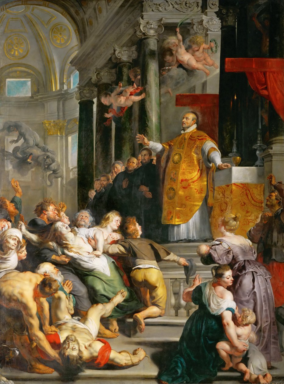 Zázrak svatého Ignáce od Peter Paul Rubens