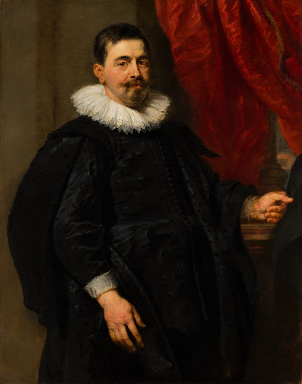 Portrét muže, možná Peter van Hecke (1591-1645), kolem 1630 od Peter Paul Rubens