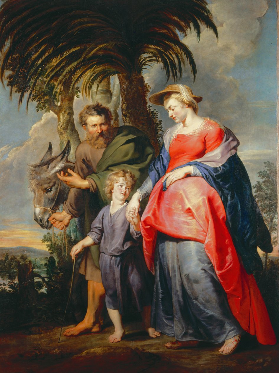 Návrat svaté rodiny z Egypta od Peter Paul Rubens