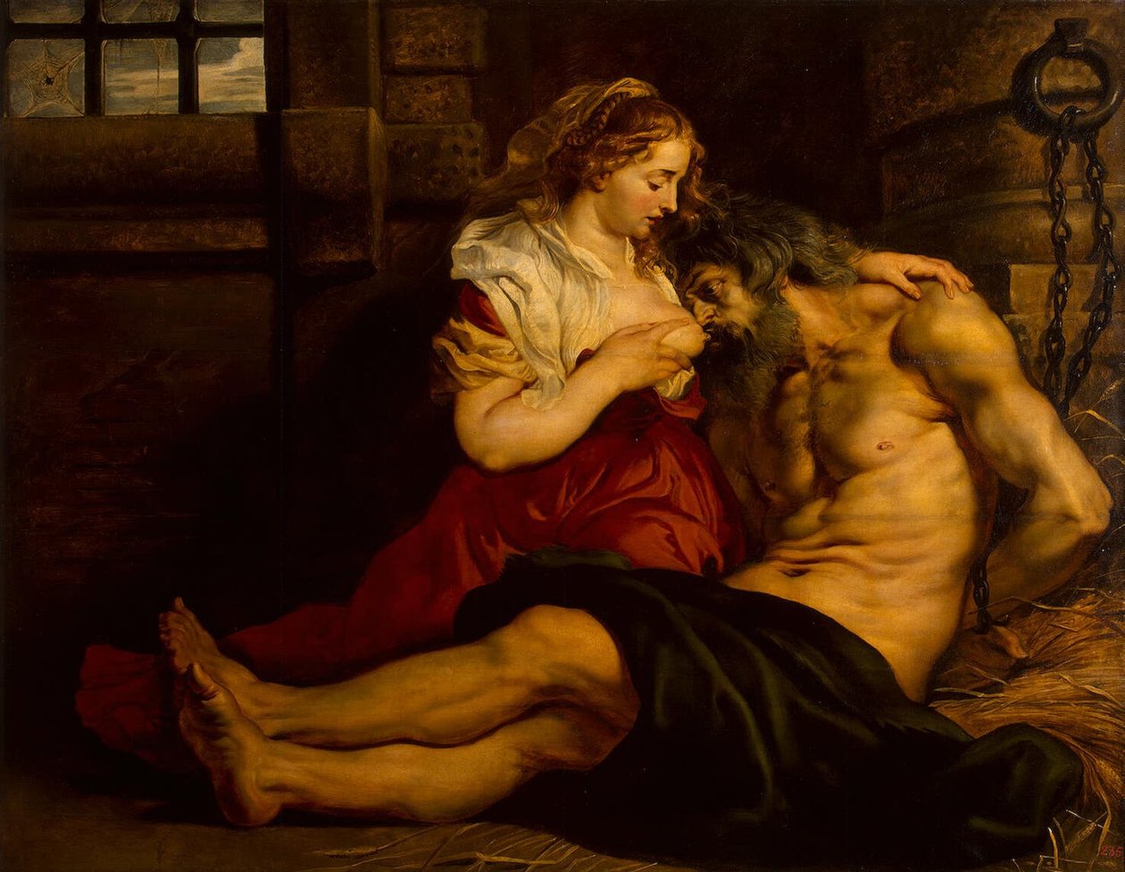 Římská charita od Peter Paul Rubens