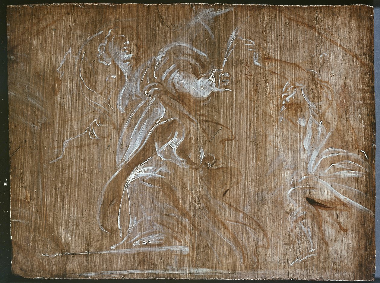 Svatá Barbora Pronásledována svým otcem, 17. století od Peter Paul Rubens