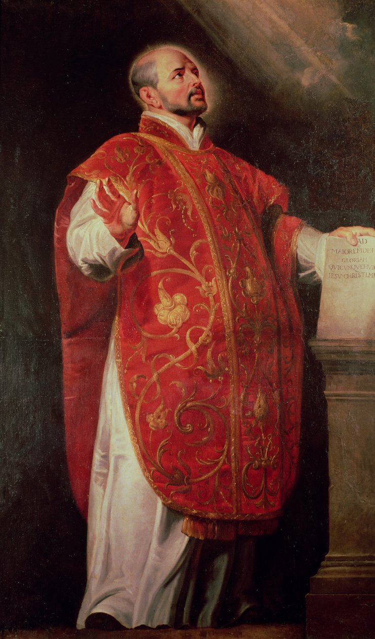 Svatý Ignác z Loyoly (1491-1556) zakladatel jezuitů od Peter Paul Rubens