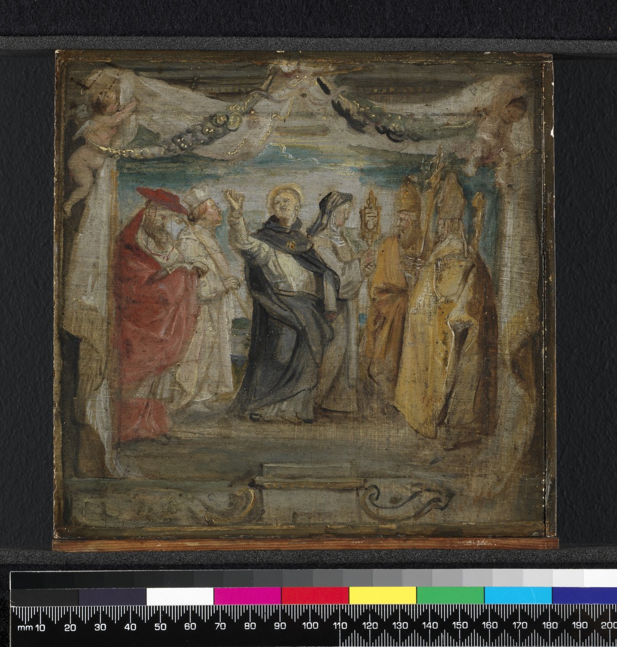 Obránci eucharistie, asi 1625-26 od Peter Paul Rubens