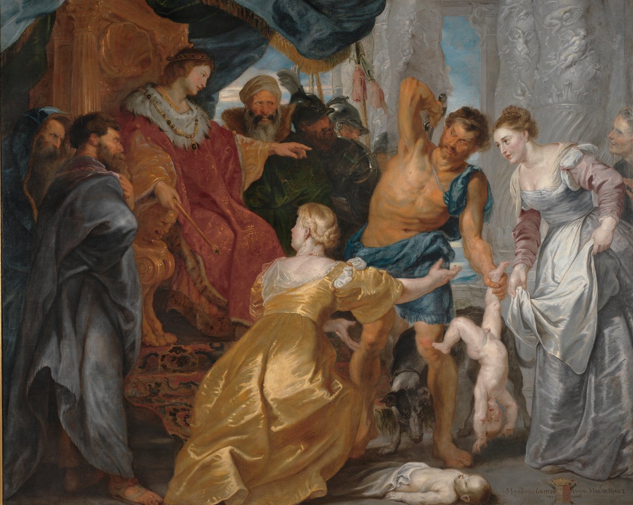 Soud Šalomounův od Peter Paul Rubens