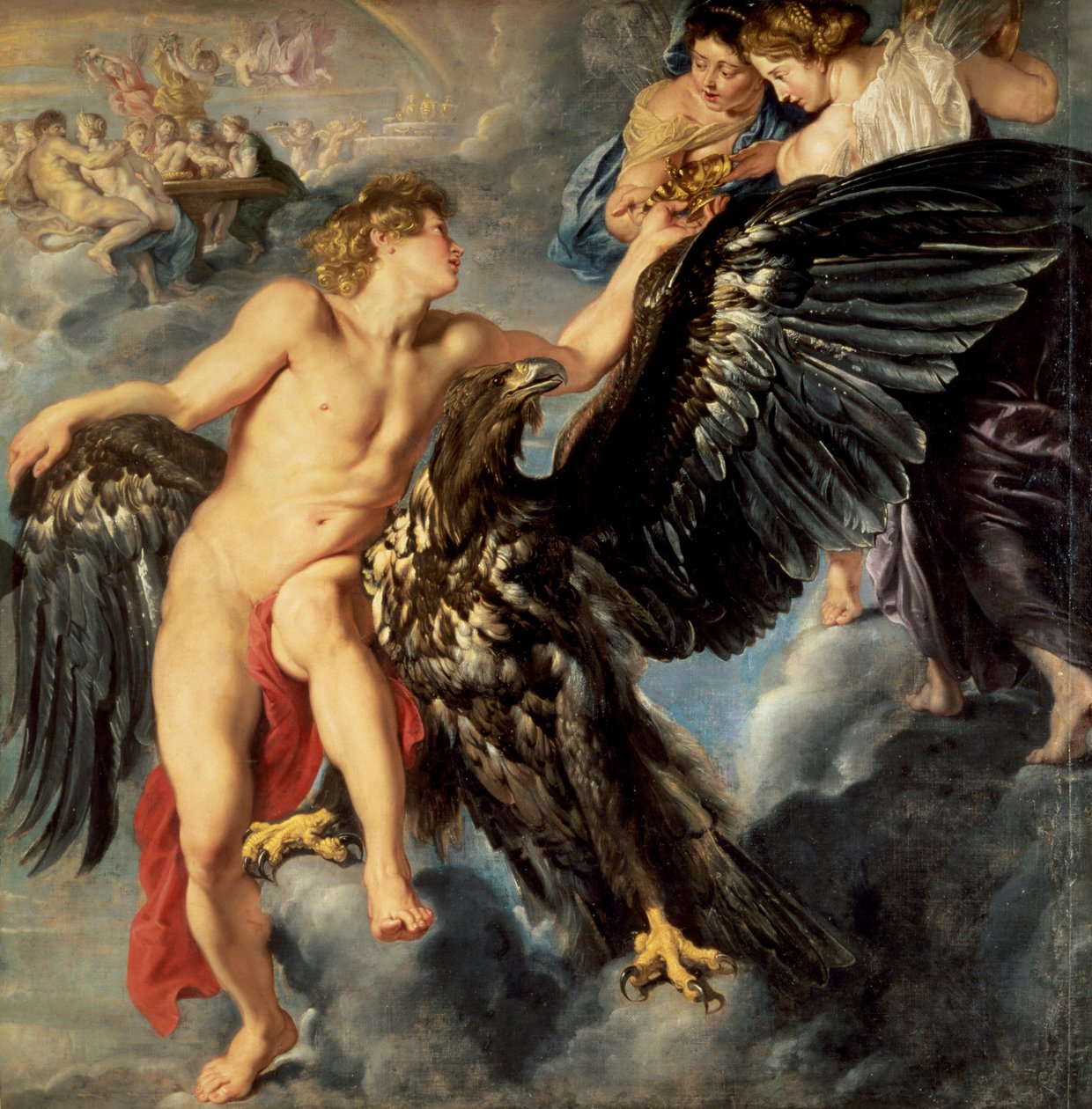 Únos Ganymeda od Peter Paul Rubens