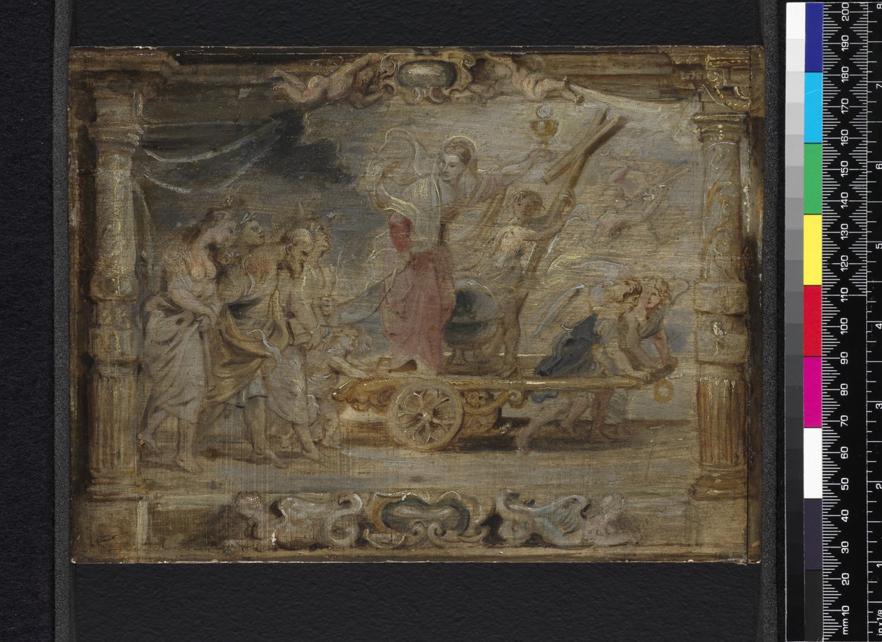 Triumf eucharistie nad filozofií a vědou, c.1625-26 od Peter Paul Rubens