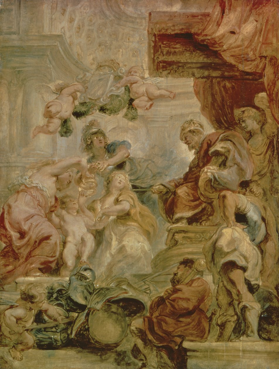Svaz korun, 1630-34 od Peter Paul Rubens
