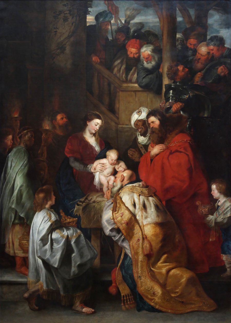 Klanění mudrců od Peter Paul studio of Rubens