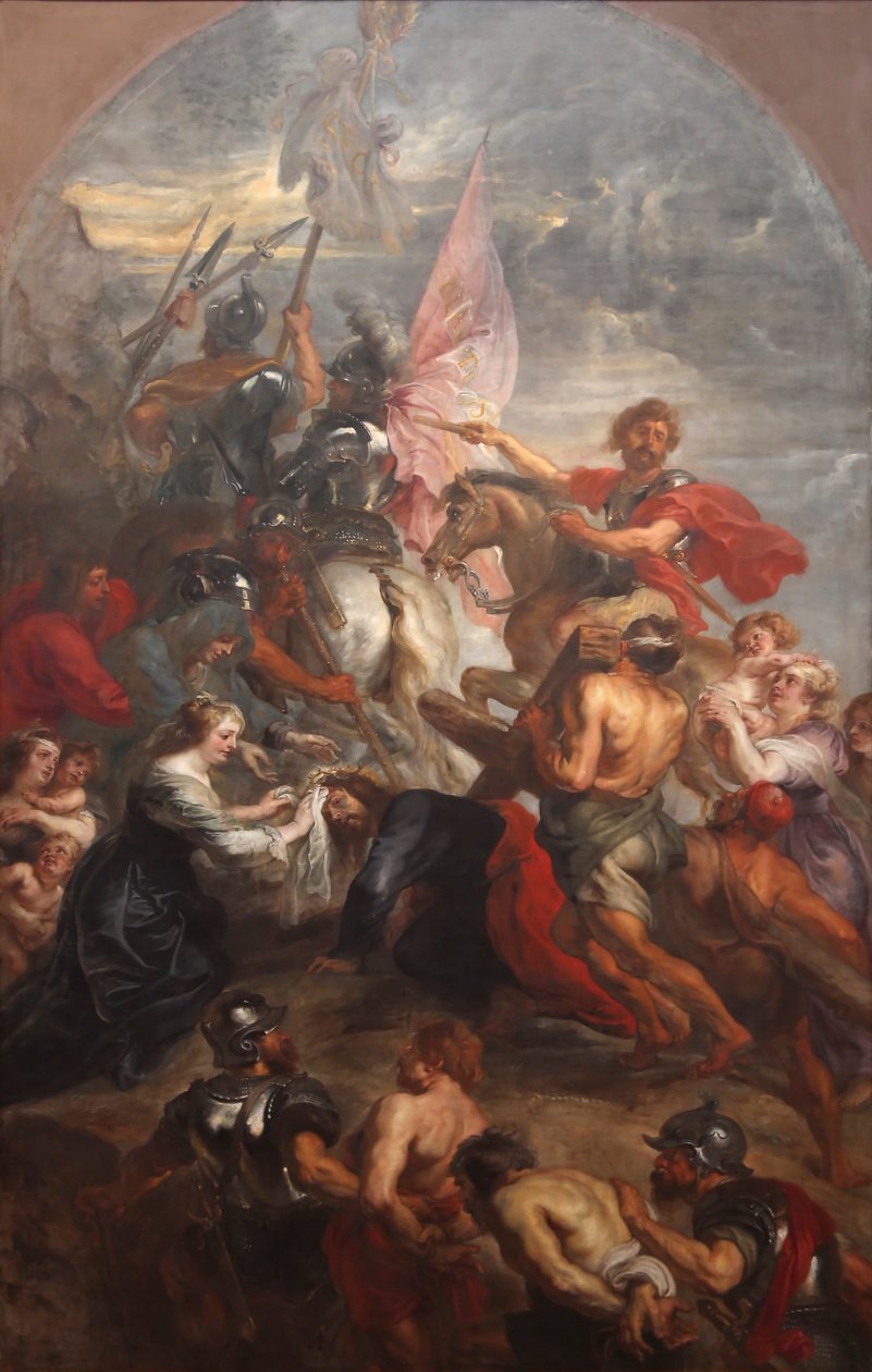 Výstup na Kalvárii od Peter Paul studio of Rubens