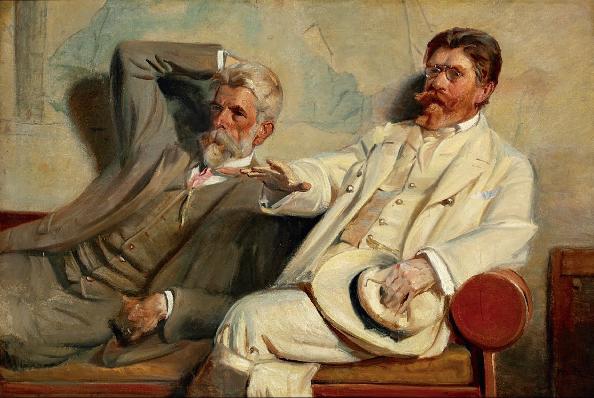 Kritici umění od Peder Severin Krøyer