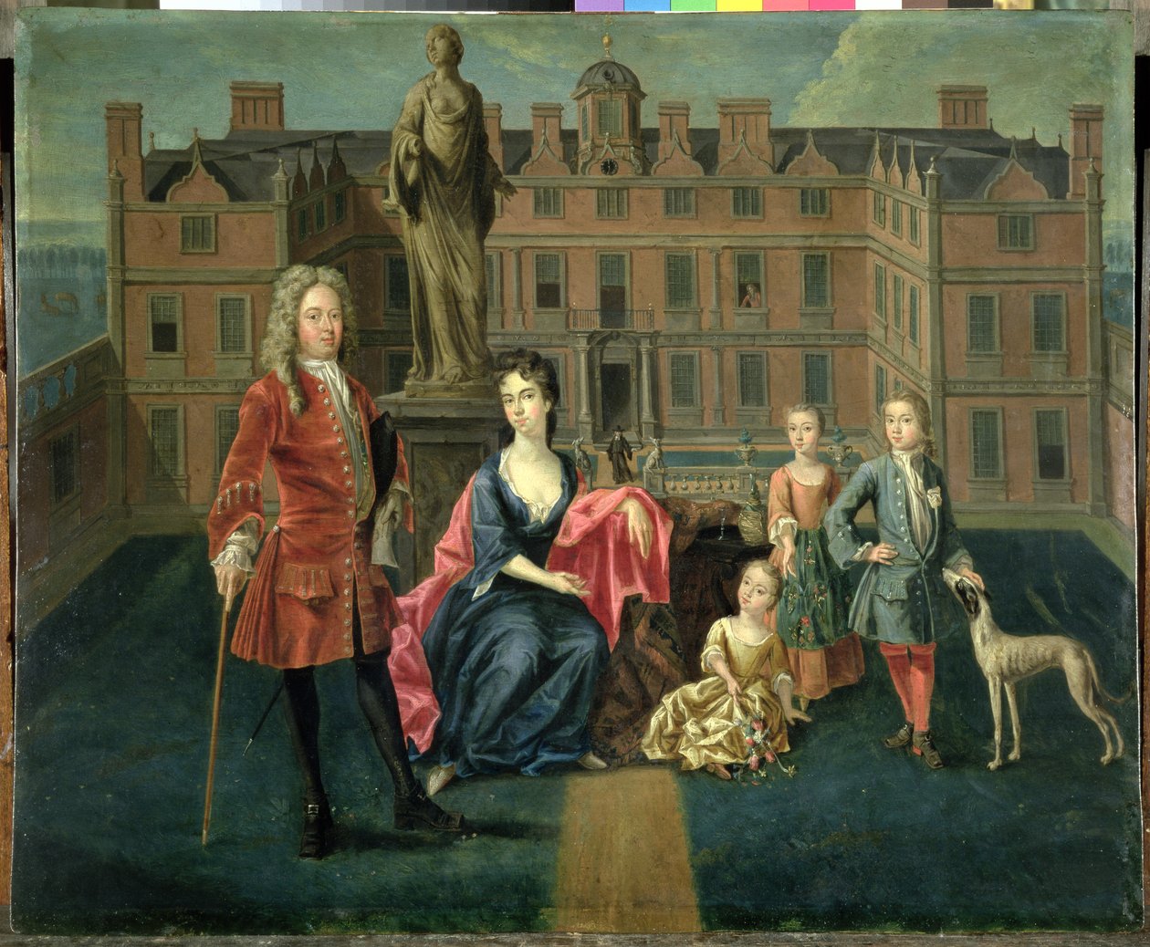 The North Family at Glemham, 1715-16 (olej na mědi) od Peter Vanderbank