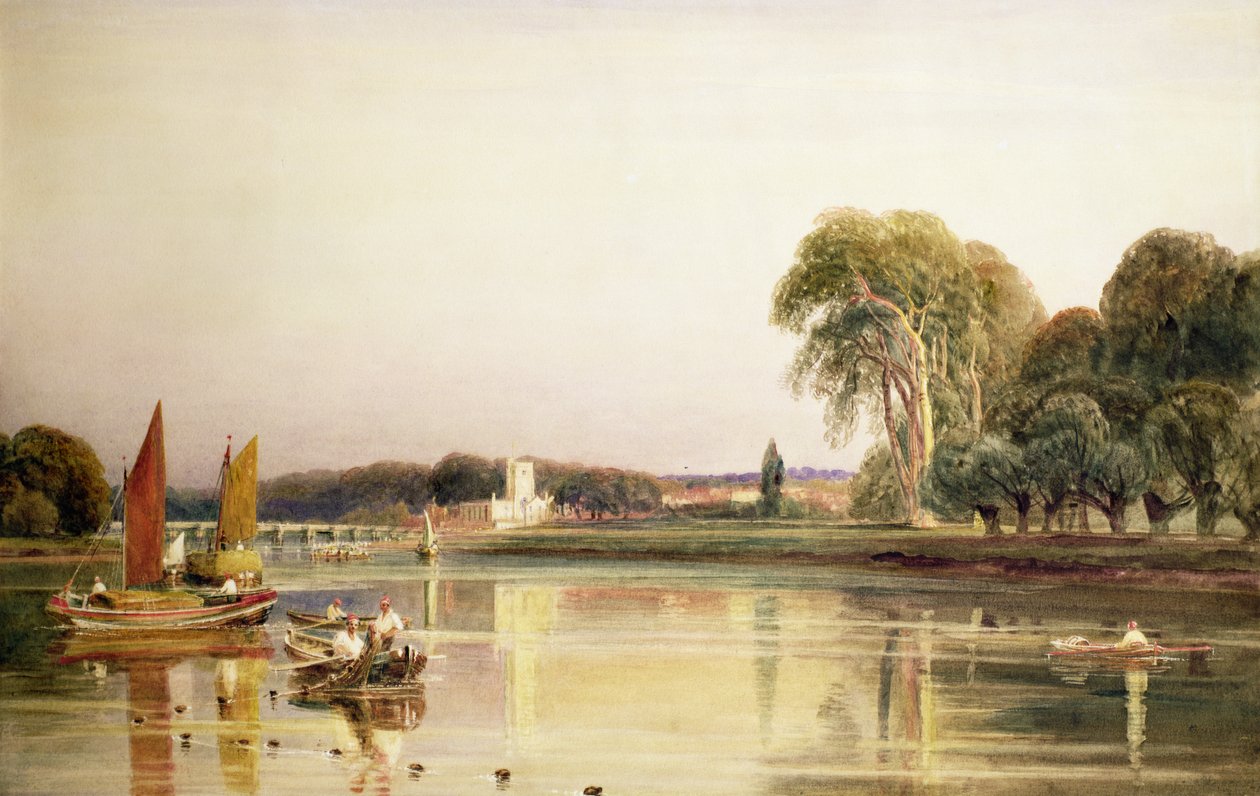 Cookham na Temži, Berkshire od Peter de Wint