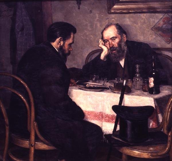 Setkání dvou přátel od Peter Alexandrovich Nilus