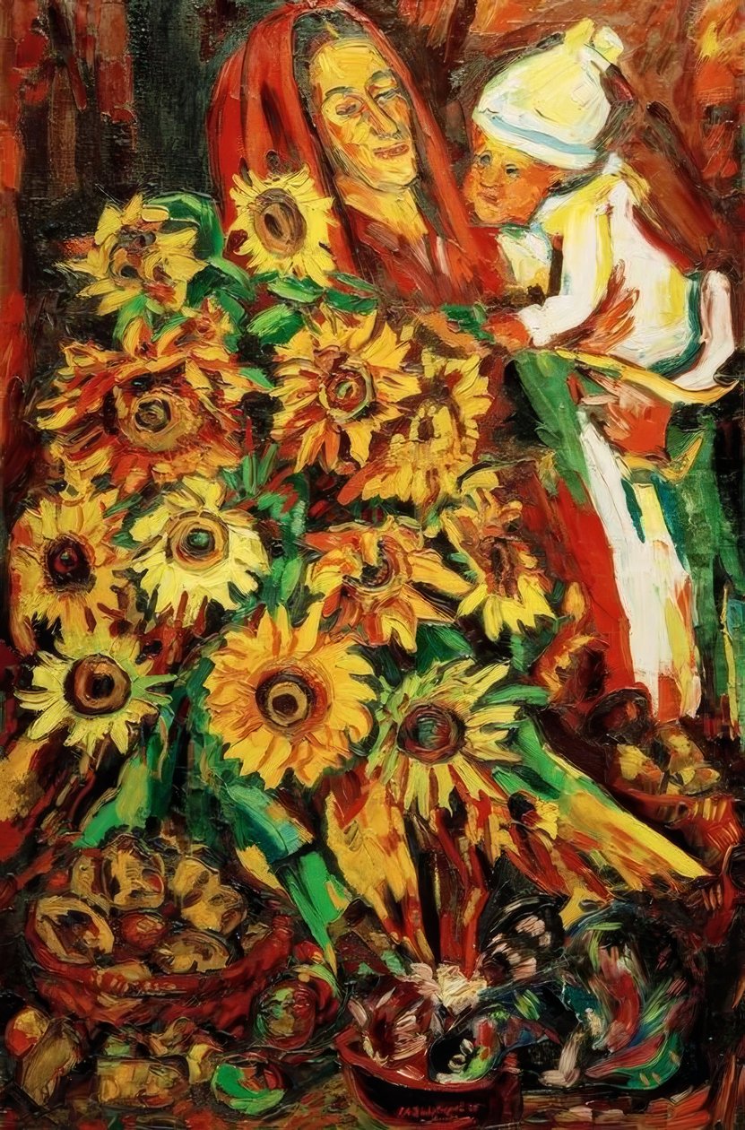Hannah a Vincent od Peter August Böckstiegel