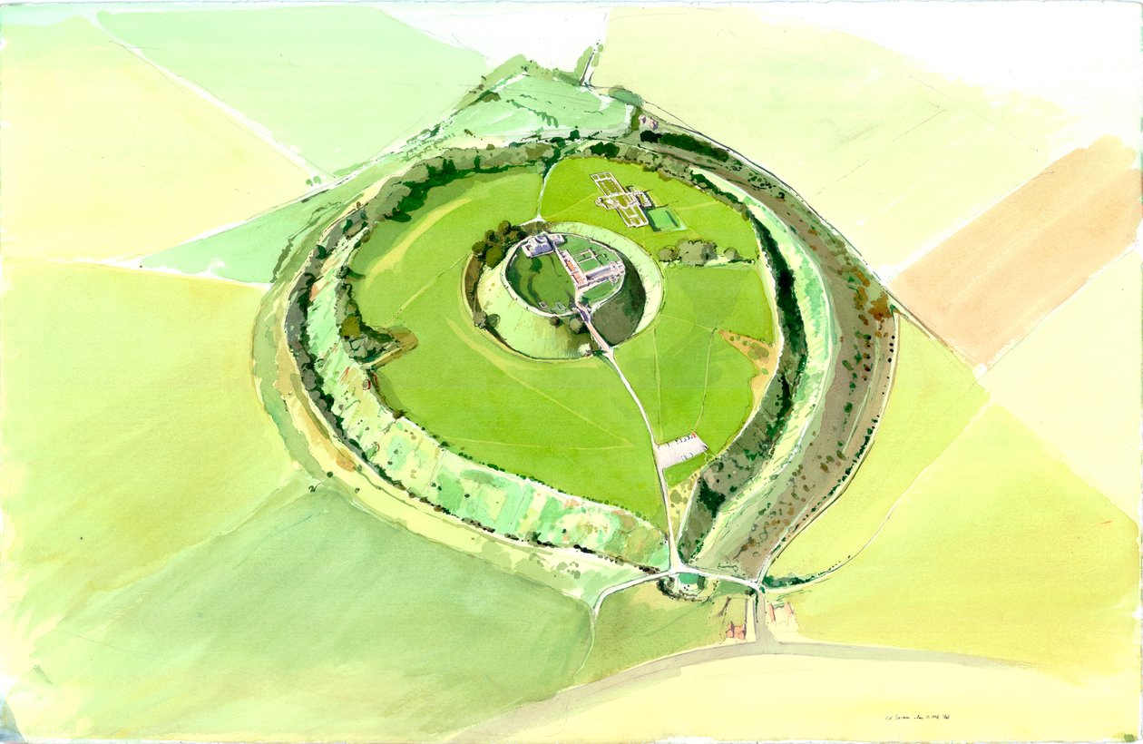 Starý Sarum, c2010 od Peter Dunn