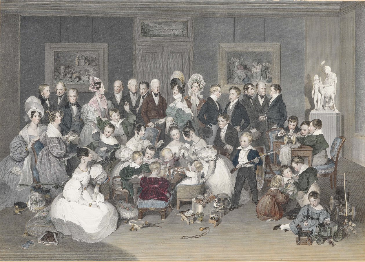Rakouská císařská rodina v roce 1834, 1834. od Peter Fendi