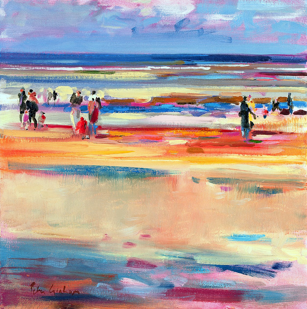 Boudin Boulevard, 2001 od Peter Graham (Contemporary)