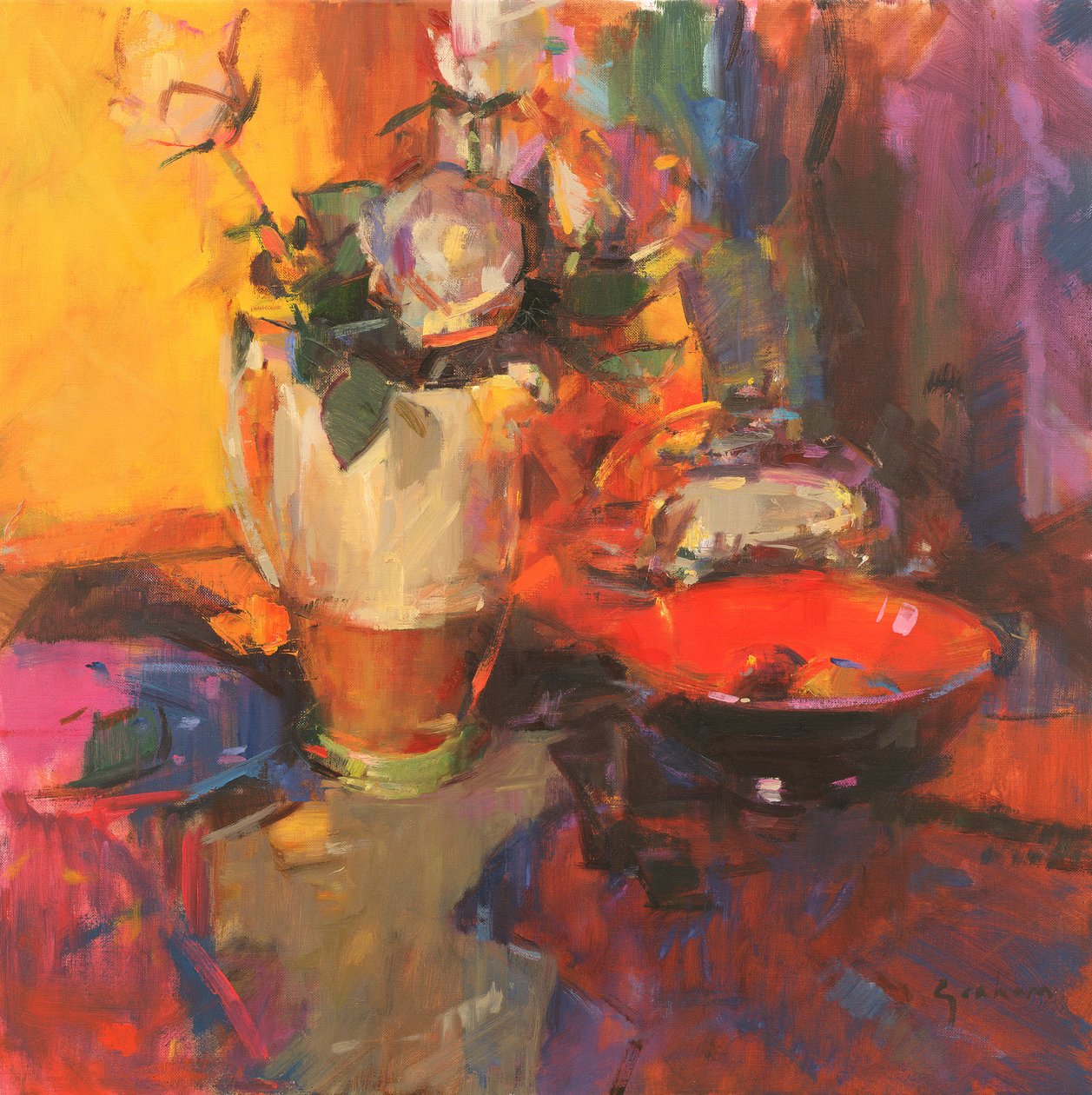 Clarice Cliff Rose Table od Peter Graham (Contemporary)