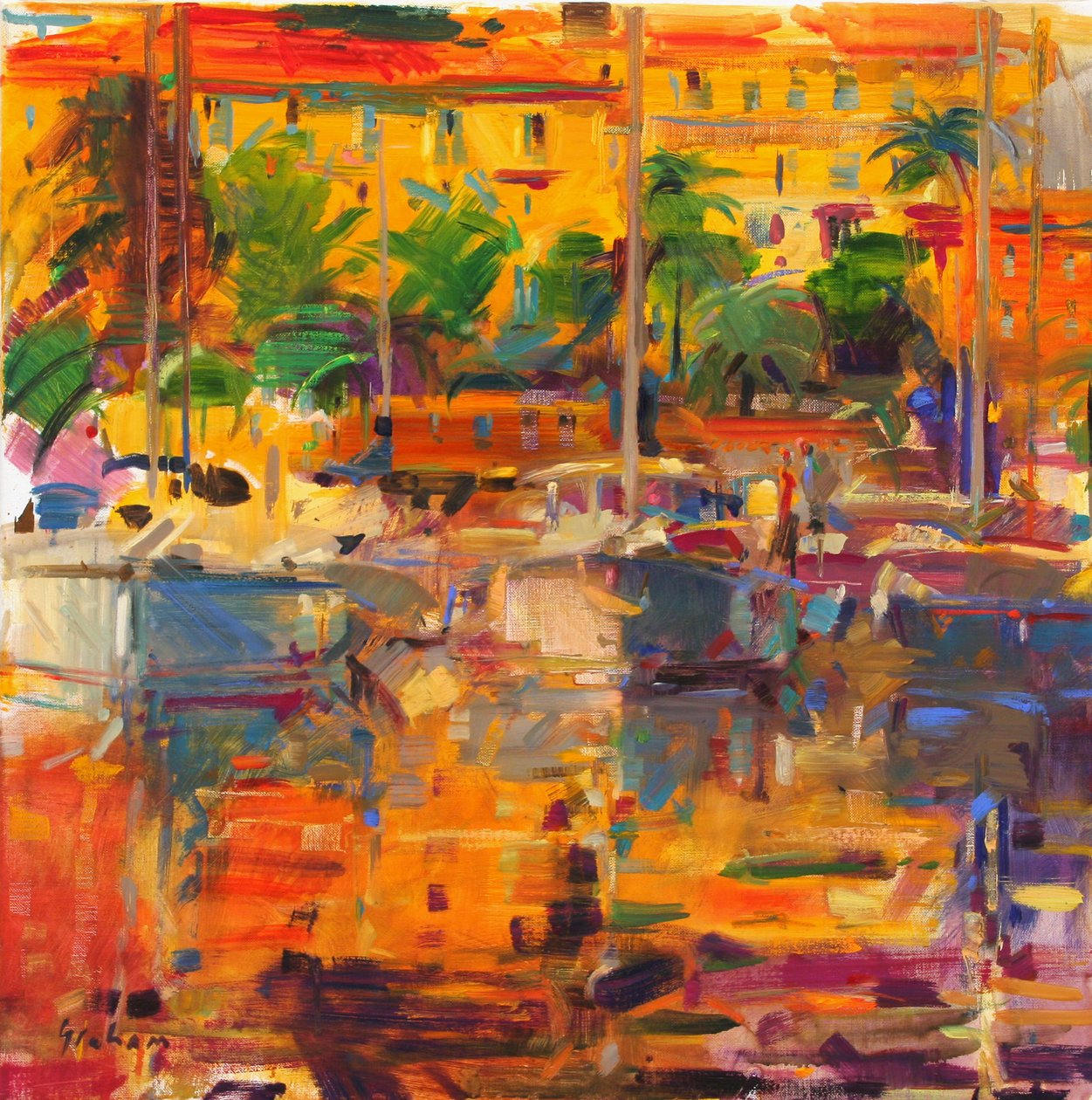 Cote dAzur Reflections od Peter Graham (Contemporary)