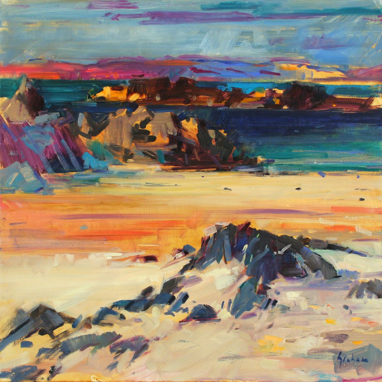 Eilean Rabach, 2012 od Peter Graham (Contemporary)